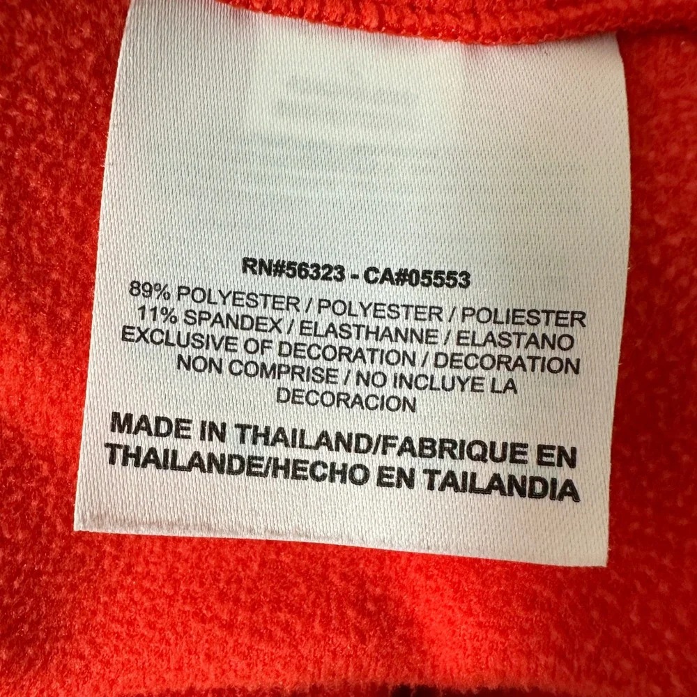 Nike Element Dri-FIT Womens Jacket L Orange Full Zip Running Fleece Lined Sporty